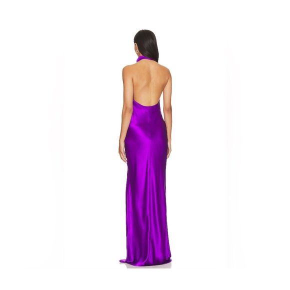 Amanda Uprichard x REVOLVE Marla Gown in Ultraviolet - Picture 3 of 6